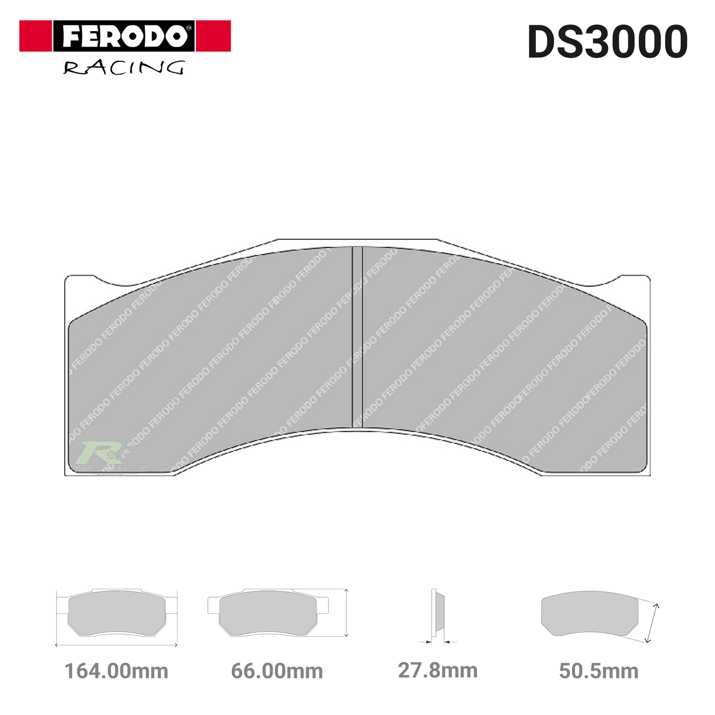 FRP3080R - (R) DS3000 Brake Pads - Race and Rally