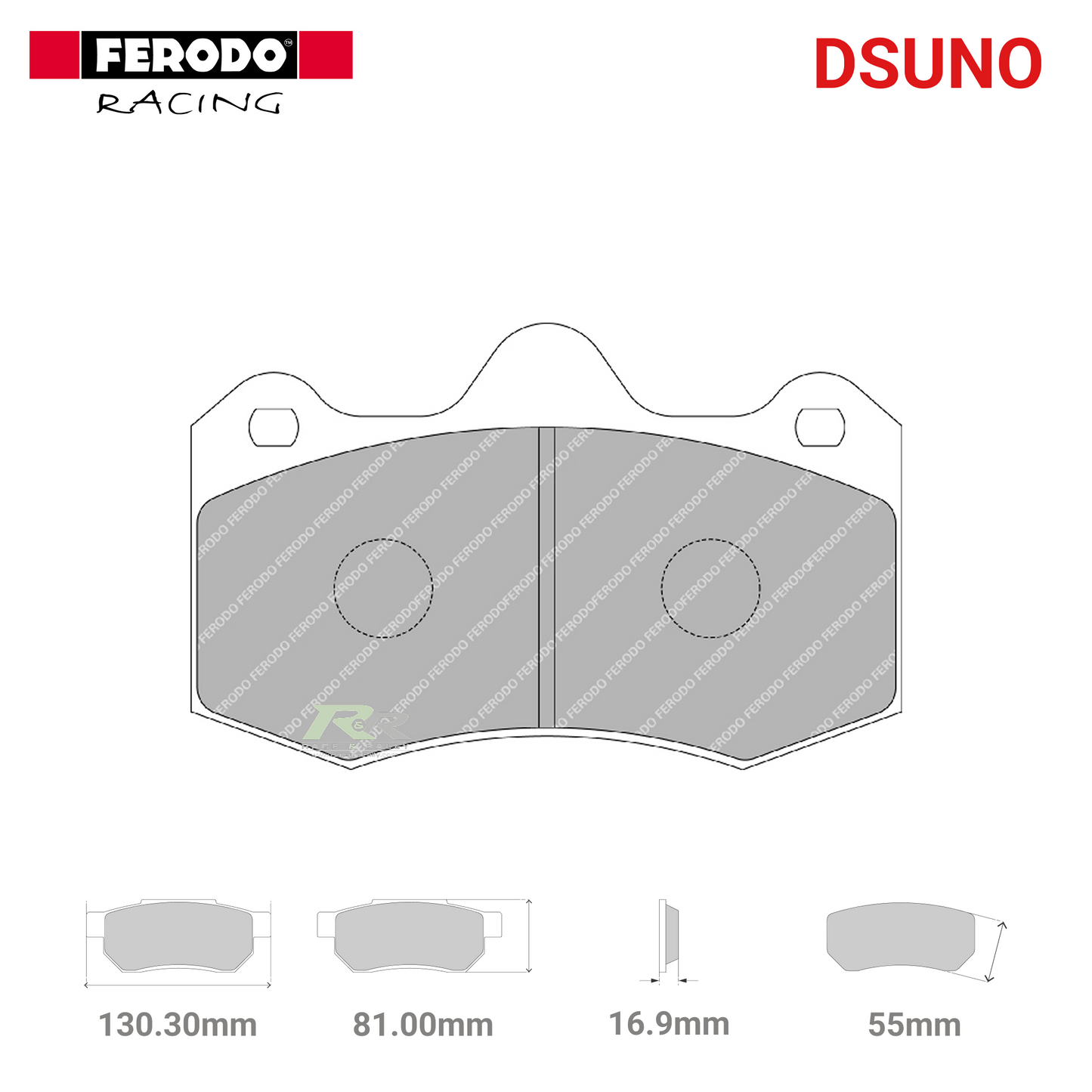 FRP3083Z - (Z/ZB) Dsuno Brake Pads - Race and Rally