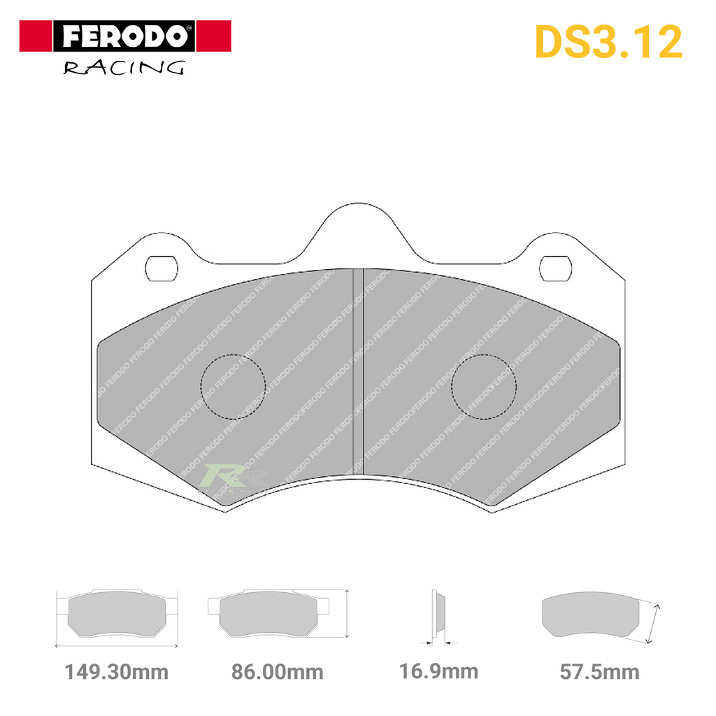 FRP3084G - (G/GB) DS3.12 Brake Pads