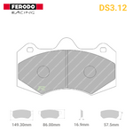 FRP3084G - (G/GB) DS3.12 Brake Pads