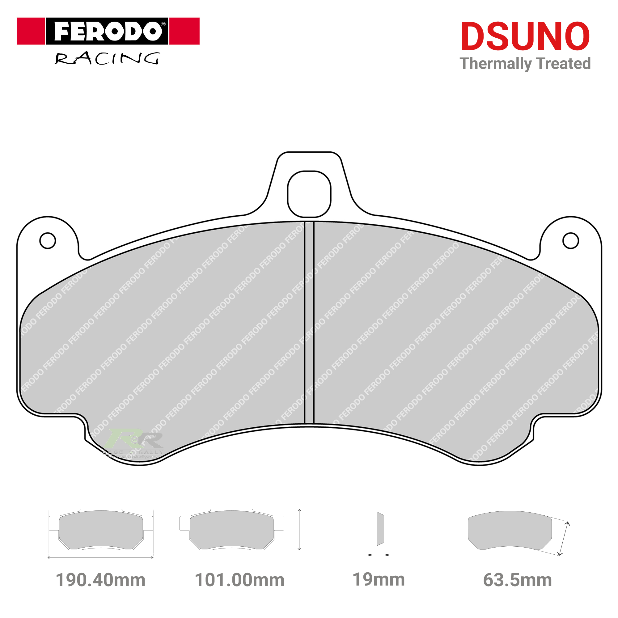 FRP3096ZB - (Z/ZB) Dsuno Brake Pads - Race and Rally