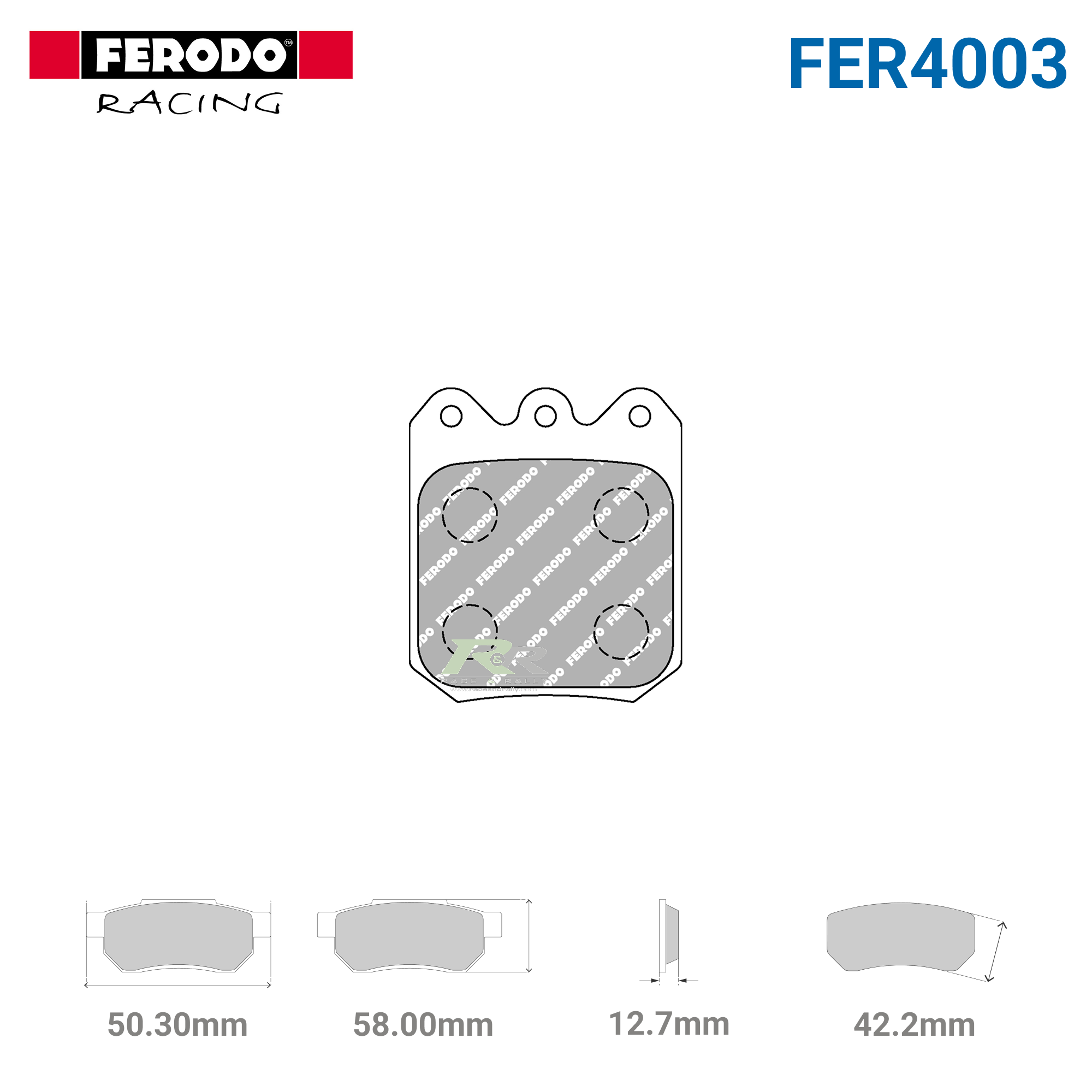 FRP3104C - (C) FER4003 Brake Pads - Race and Rally