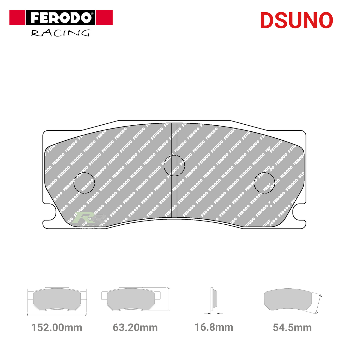 FRP3134Z - (Z/ZB) Dsuno Brake Pads - Race and Rally