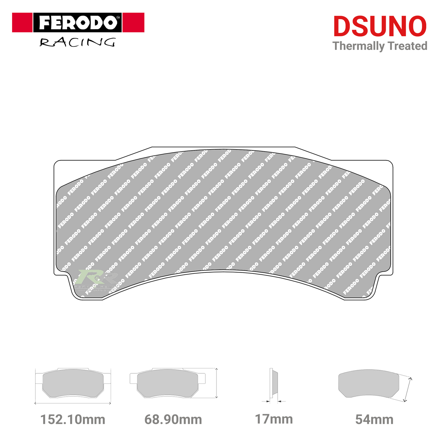 FRP3145ZB - (Z/ZB) Dsuno Brake Pads - Race and Rally