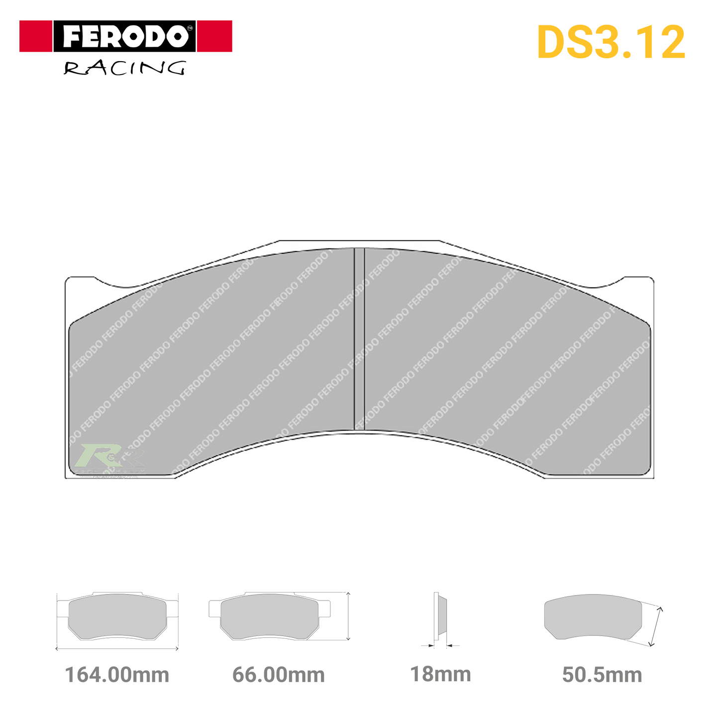 FRP3157G - (G) DS3.12 Brake Pads - Race and Rally