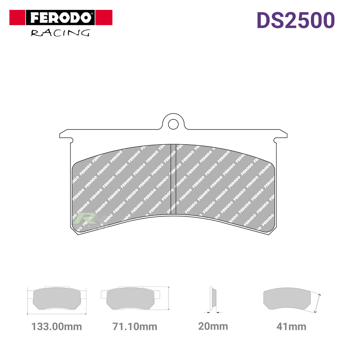 FRP501H - (H) DS2500 Brake Pads - Race and Rally