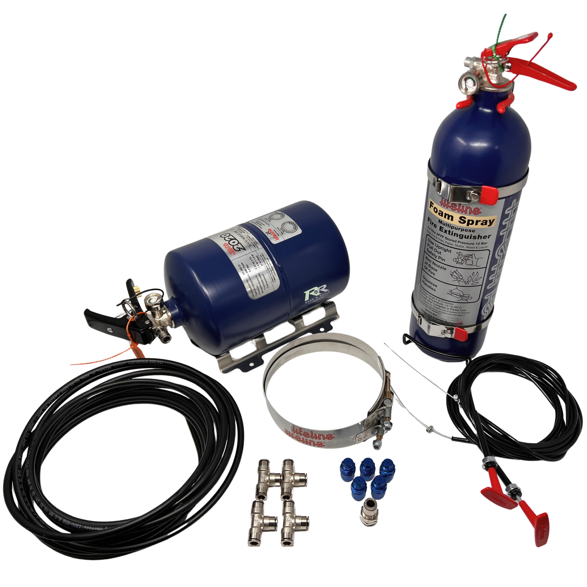Lifeline Zero 2020 3Ltr Mechanical Rally Package with 2.4Ltr Hand Held - Race and Rally Exclusive - Race and Rally