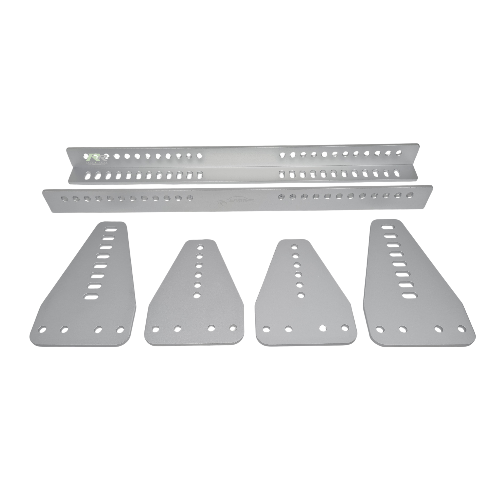 2024 6-peice Anodised Aluminium Seat Brackets - Pair - Race and Rally