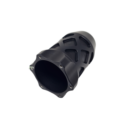 Ford Escort MK2 steering boss hub kit by GRP4 Fabrications, showing the black metal steering hub with mounting components.