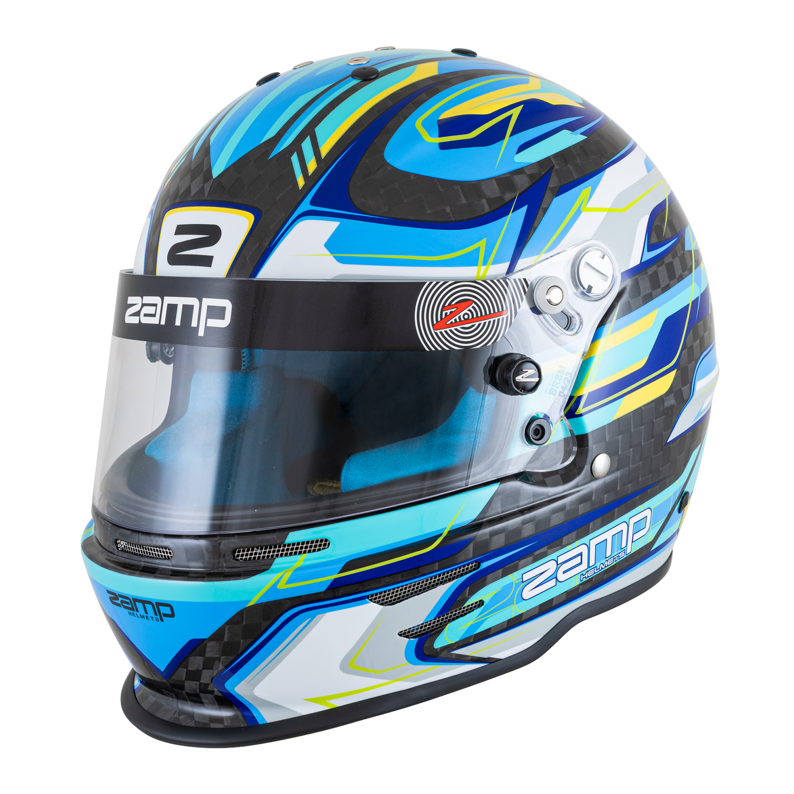 RZ 48 Youth Karting Helmet - Carbon Blue
