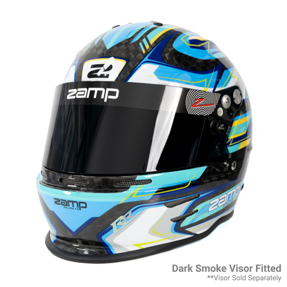 RZ 48 Youth Karting Helmet - Carbon Blue