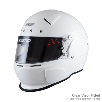 Zamp RZ 70F Racing Helmet - White