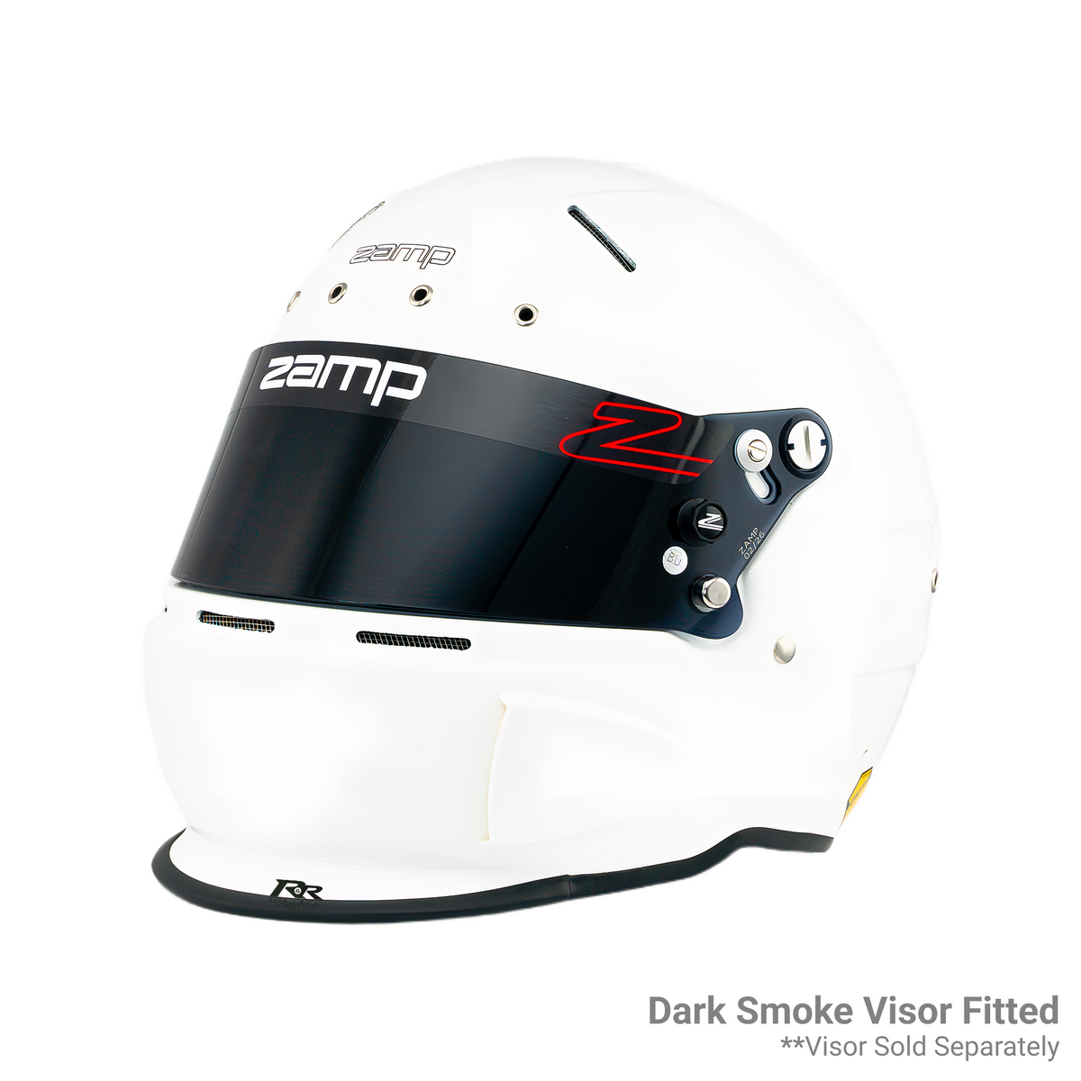 Zamp RZ 70F Racing Helmet - White