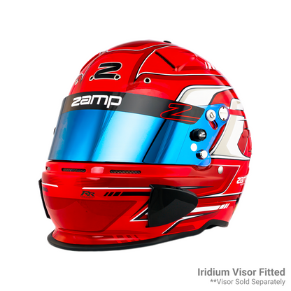 Zamp RZ 70F Racing Helmet - Red