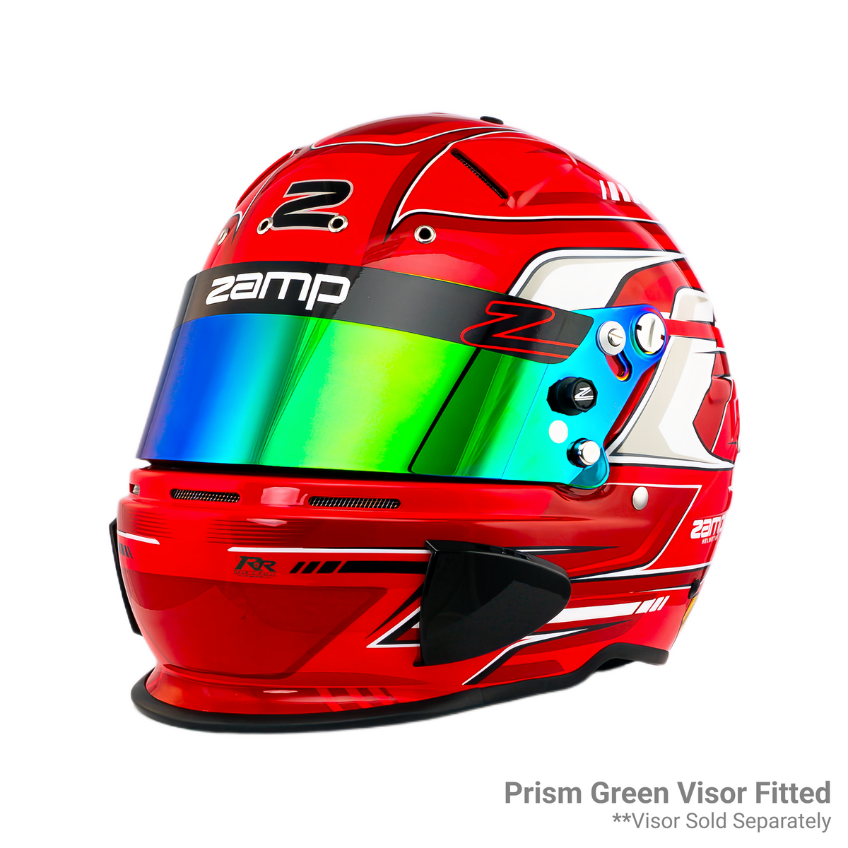 Zamp RZ 70F Racing Helmet - Red