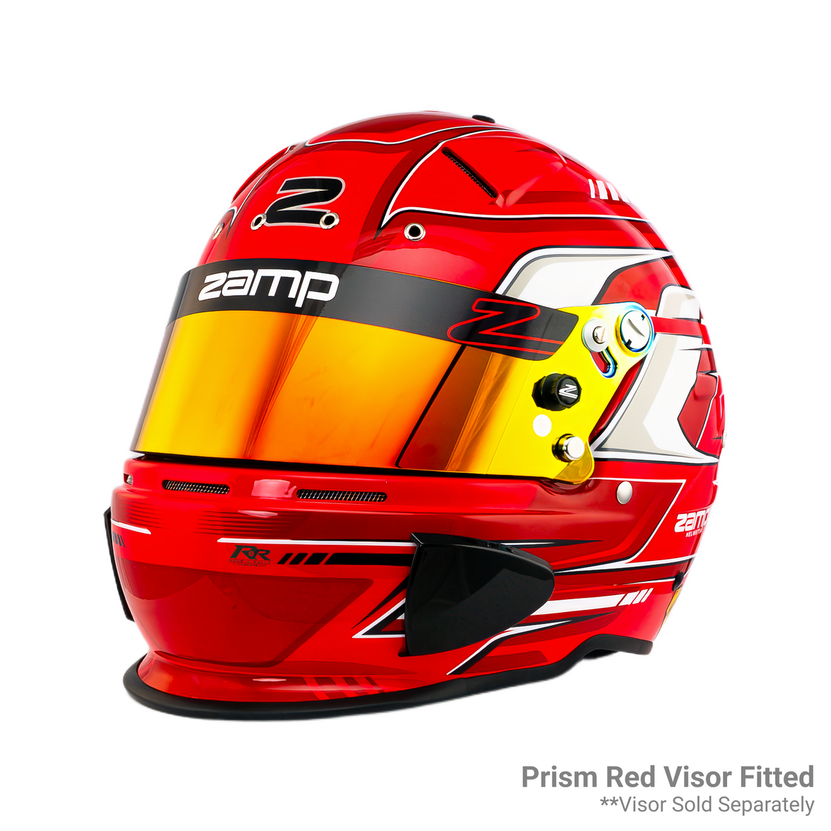 Zamp RZ 70F Racing Helmet - Red