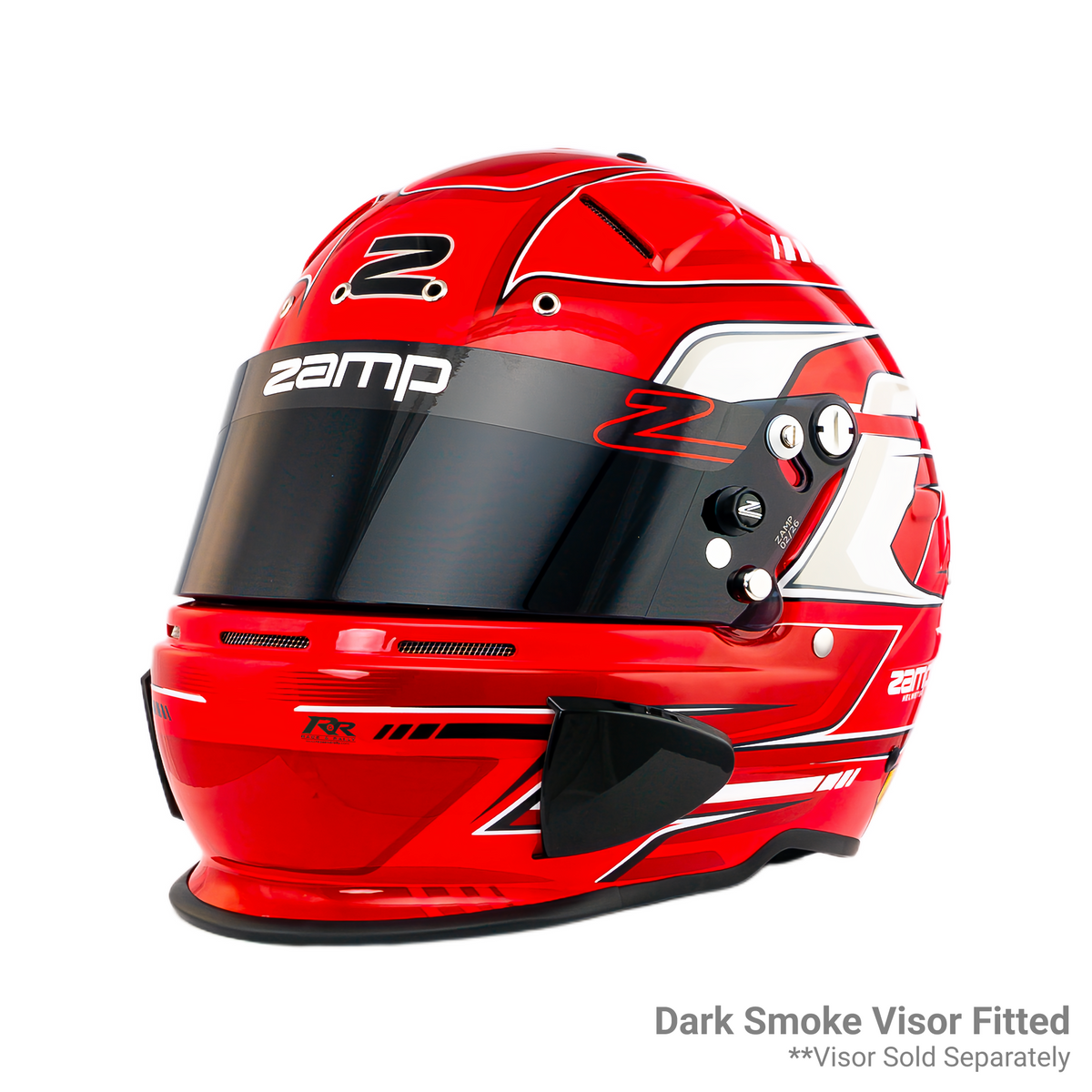 Zamp RZ 70F Racing Helmet - Red