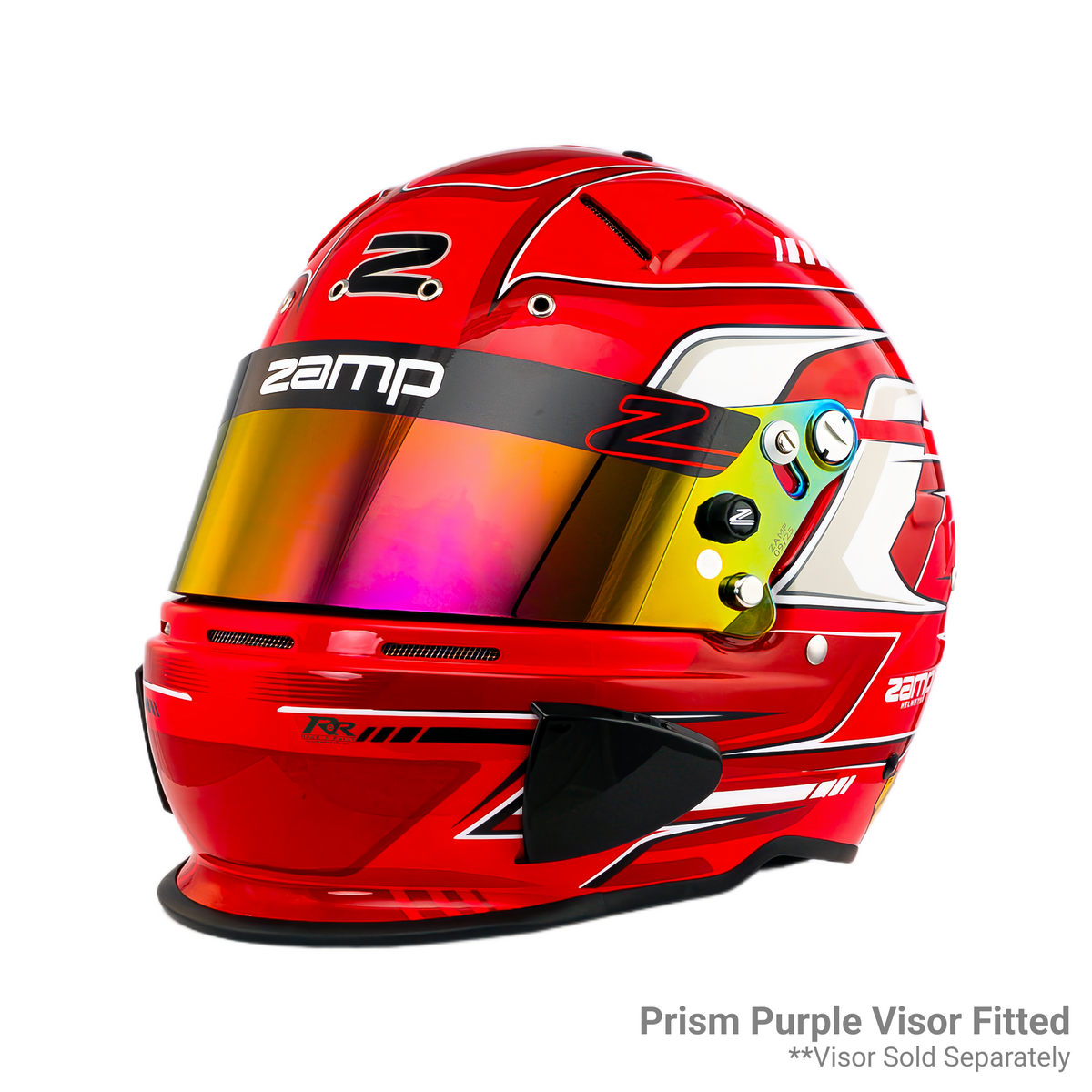 Zamp RZ 70F Racing Helmet - Red