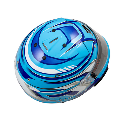 Zamp RZ 70F Racing Helmet - Blue
