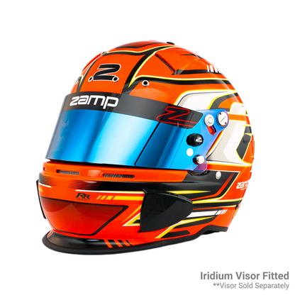 Zamp RZ 70F Racing Helmet - Orange