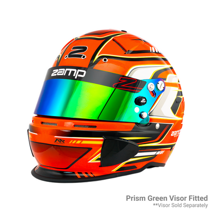 Zamp RZ 70F Racing Helmet - Orange