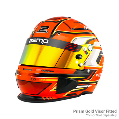 Zamp RZ 70F Racing Helmet - Orange