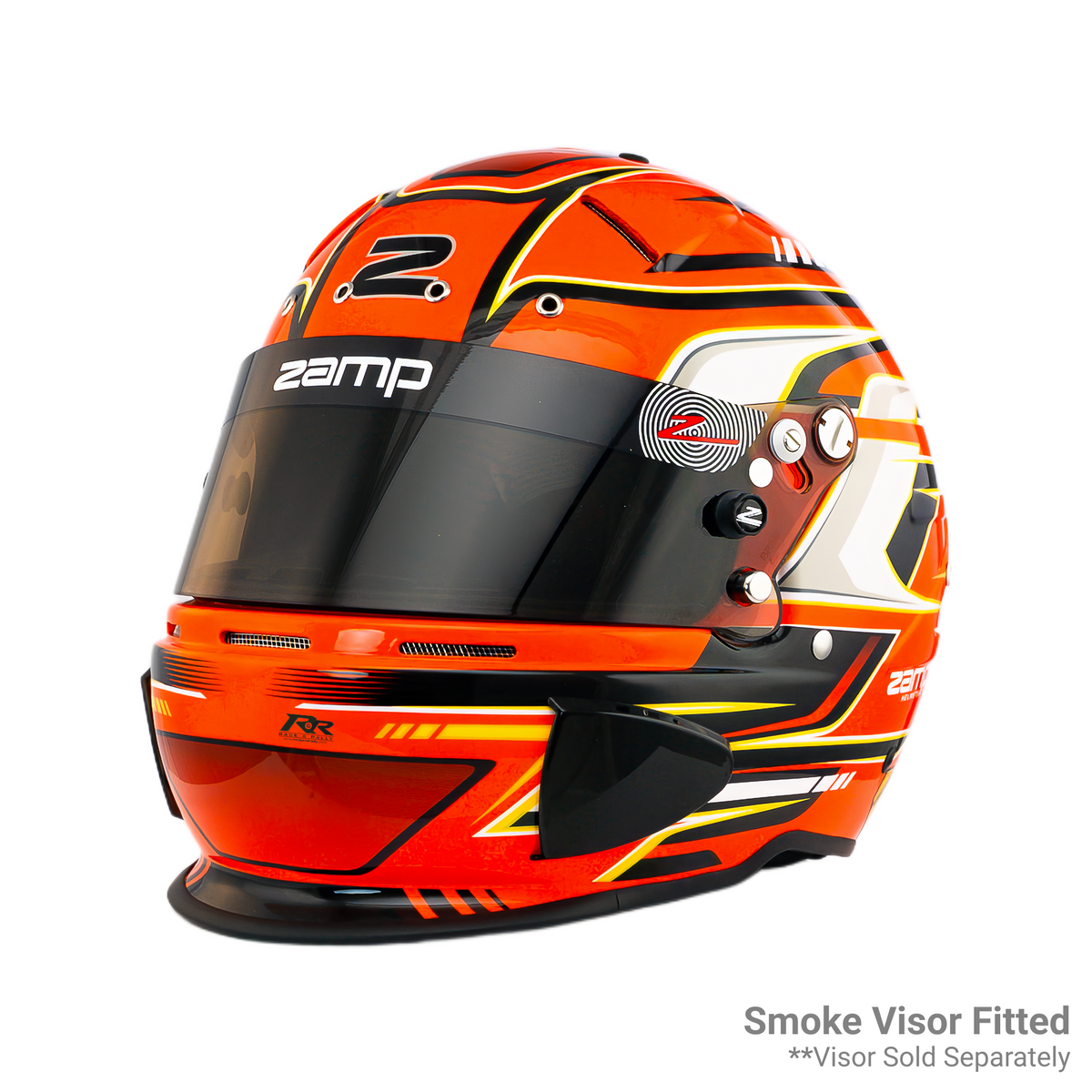 Zamp RZ 70F Racing Helmet - Orange