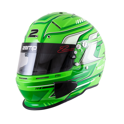 Zamp RZ 70F Racing Helmet - Green
