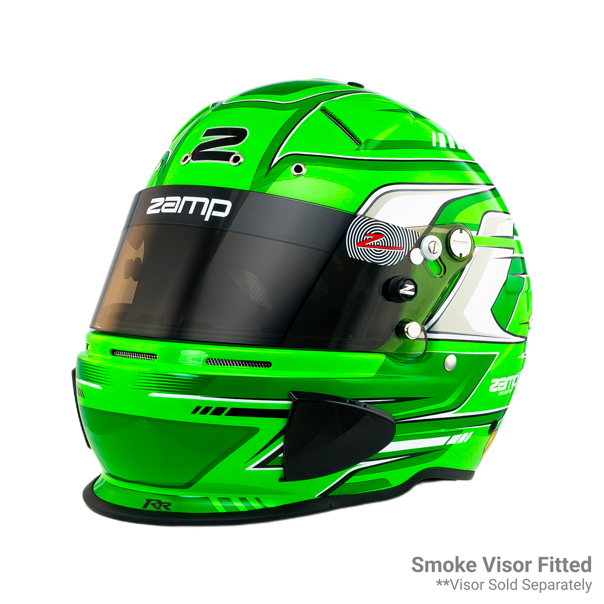 Zamp RZ 70F Racing Helmet - Green