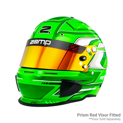 Zamp RZ 70F Racing Helmet - Green
