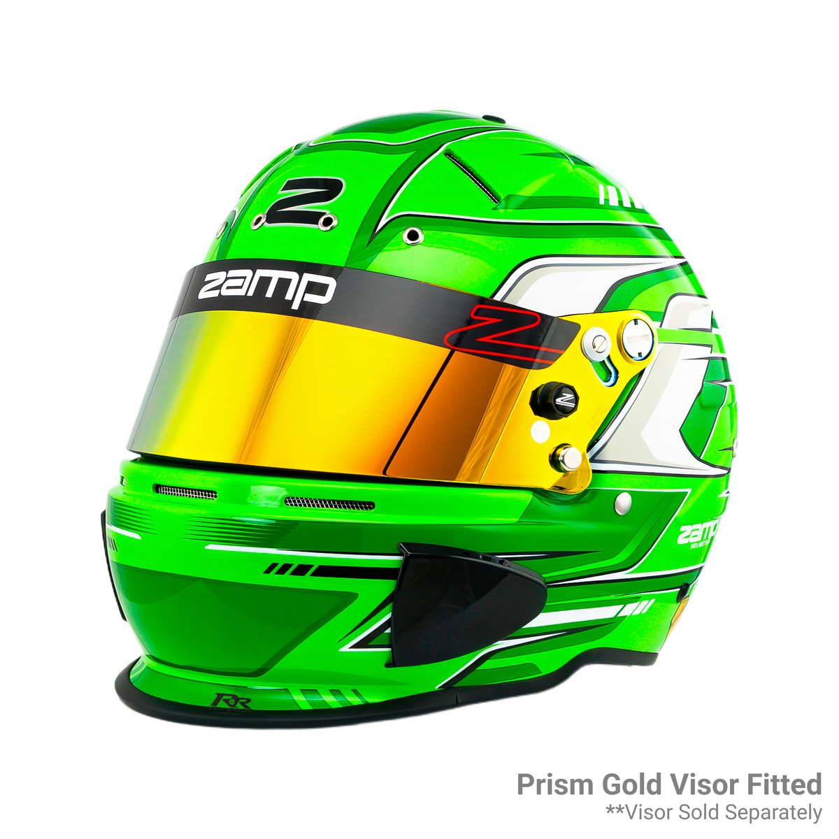 Zamp RZ 70F Racing Helmet - Green