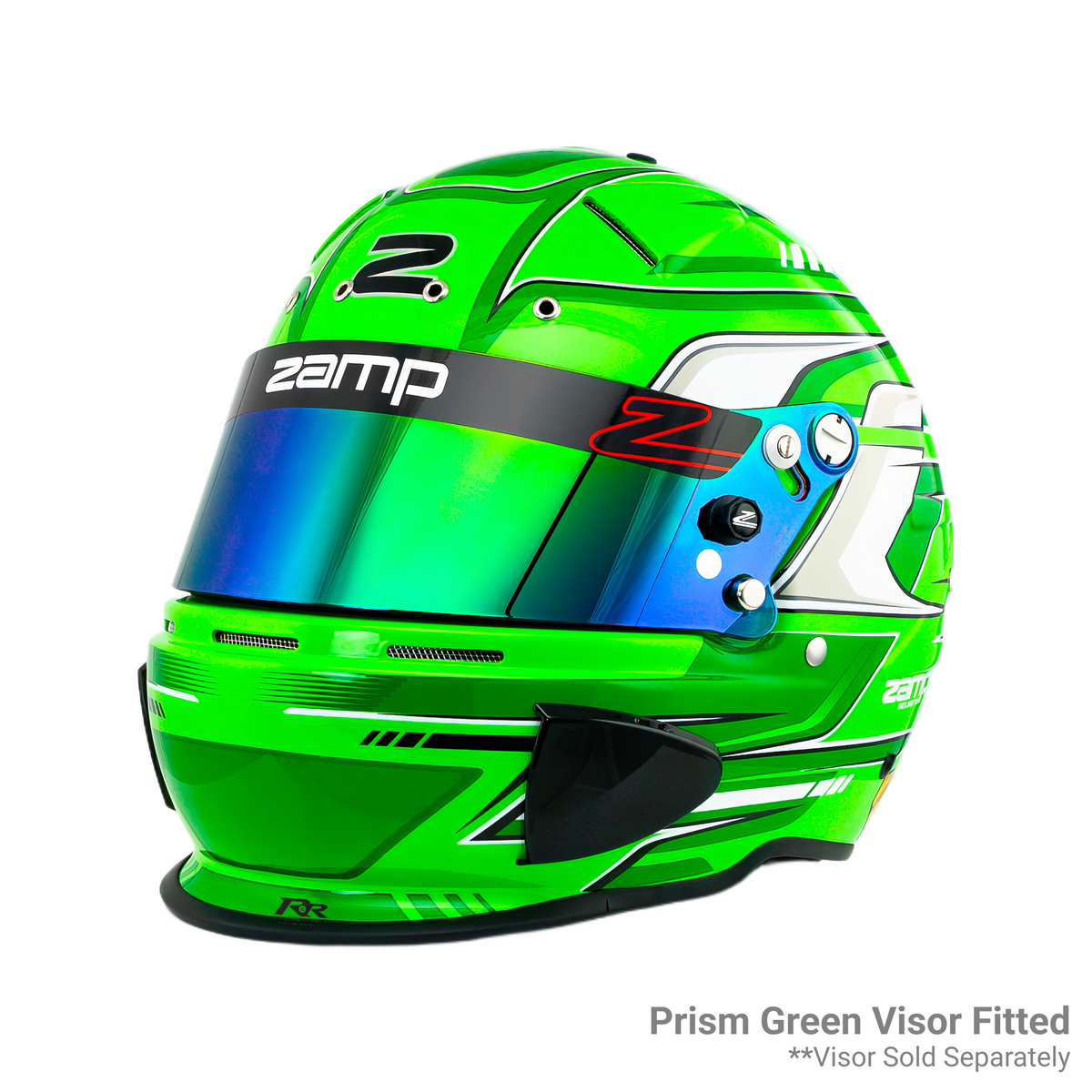 Zamp RZ 70F Racing Helmet - Green