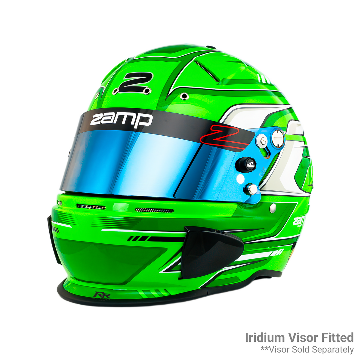 Zamp RZ 70F Racing Helmet - Green
