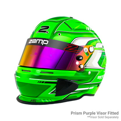 Zamp RZ 70F Racing Helmet - Green