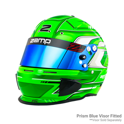 Zamp RZ 70F Racing Helmet - Green