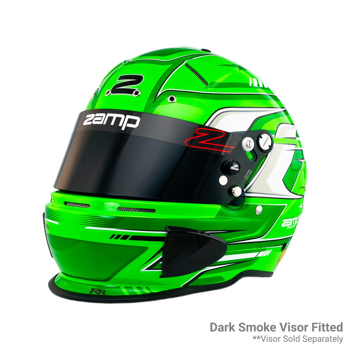 Zamp RZ 70F Racing Helmet - Green