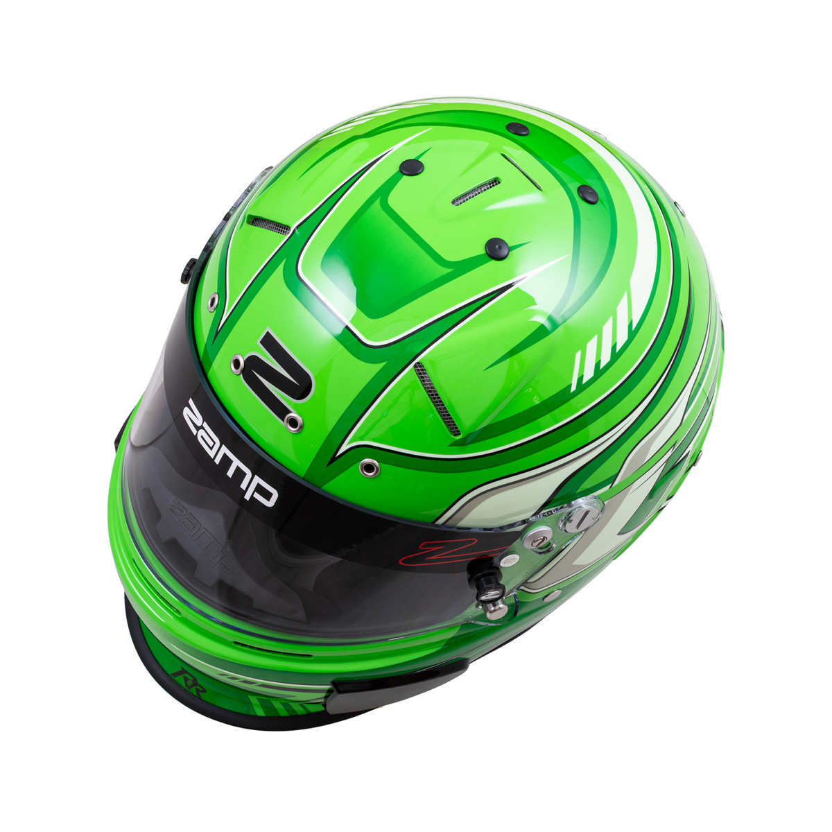 Zamp RZ 70F Racing Helmet - Green