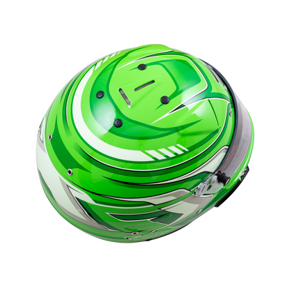 Zamp RZ 70F Racing Helmet - Green