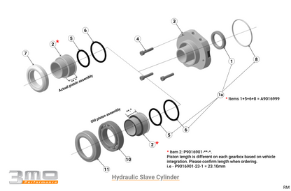 Hydraulic Slave Cylinder - Race and Rally