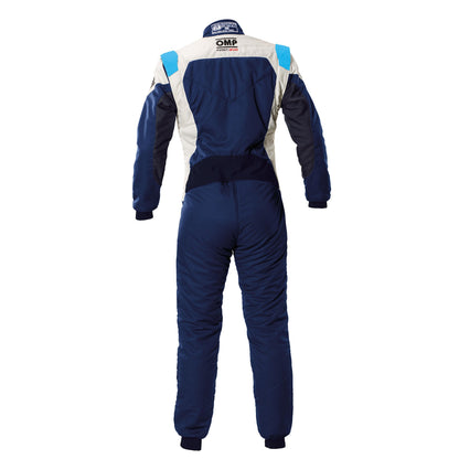 Navy Blue & Cyan - Rear