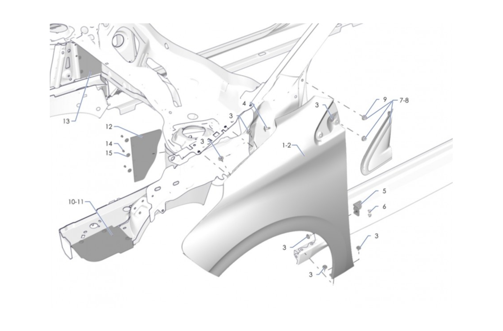 K3C - Front Wing - Race and Rally