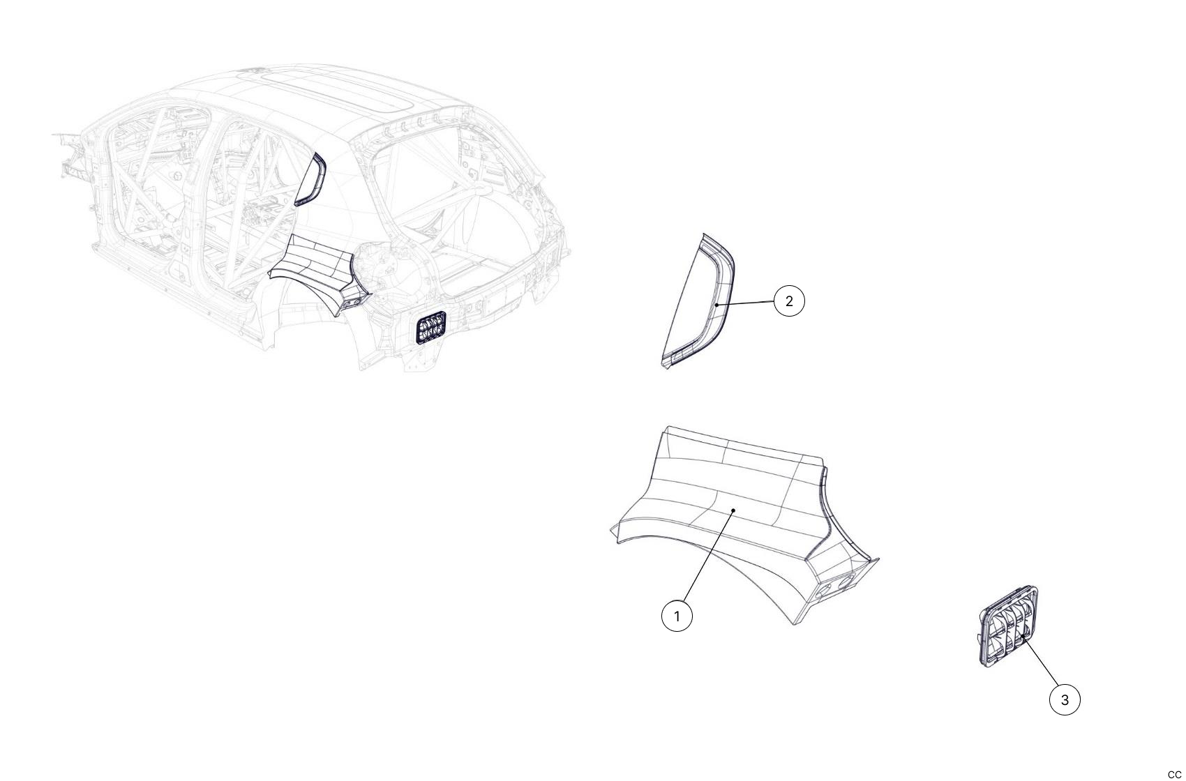 K4E - Rear Wing - Race and Rally