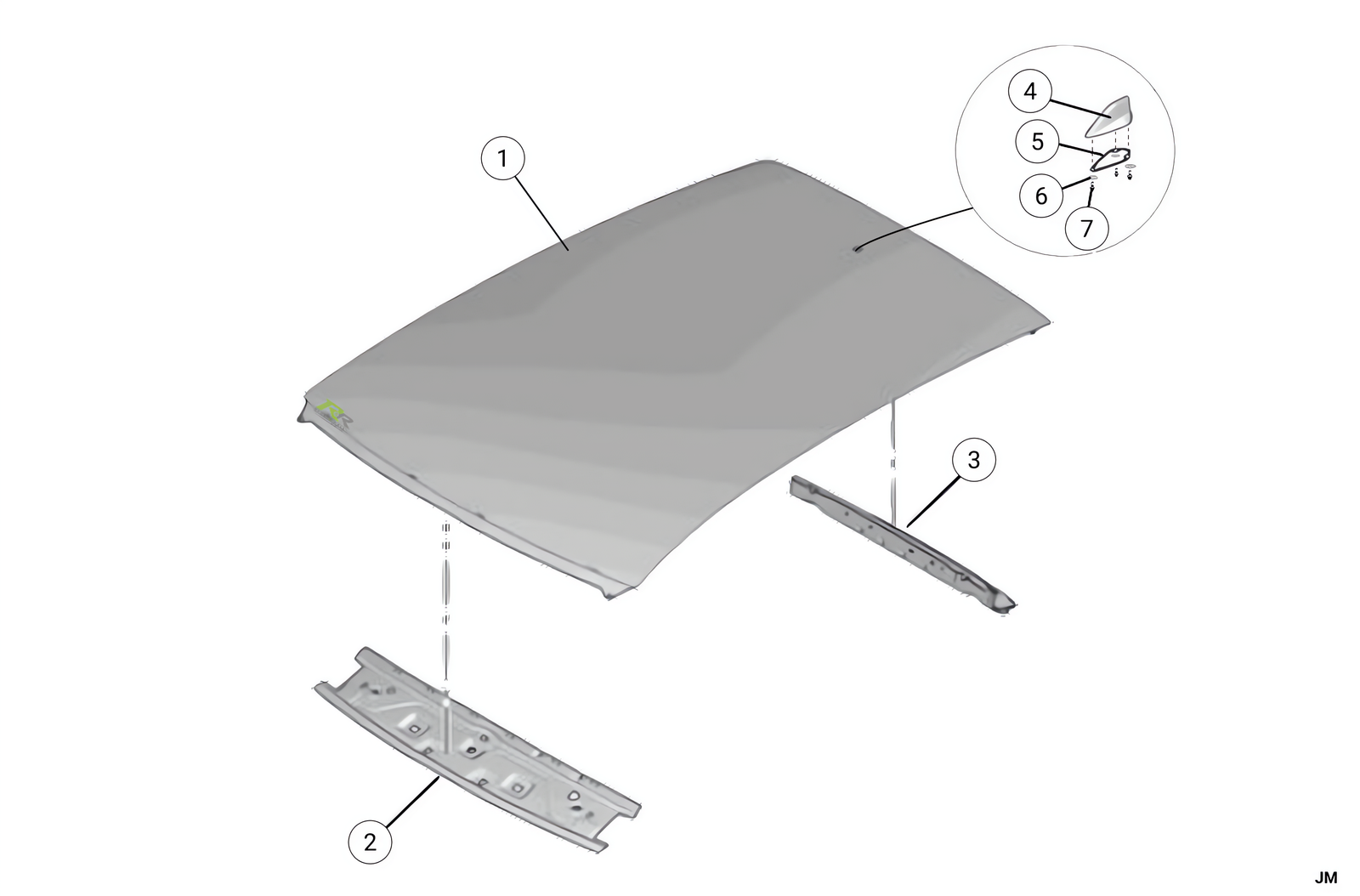 K7H - Roof Skin - Race and Rally