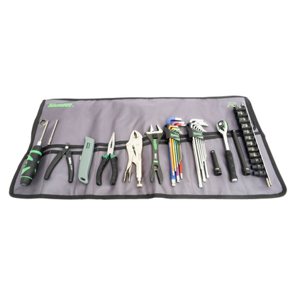 Loaded Hand Tool Roll Technician Kit