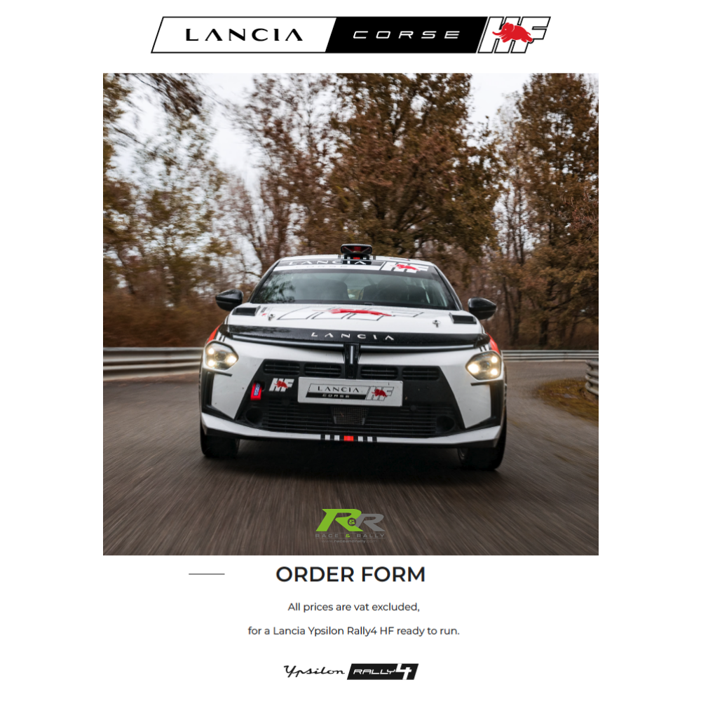 Lancia Ypsilon Rally4 HF Order Form