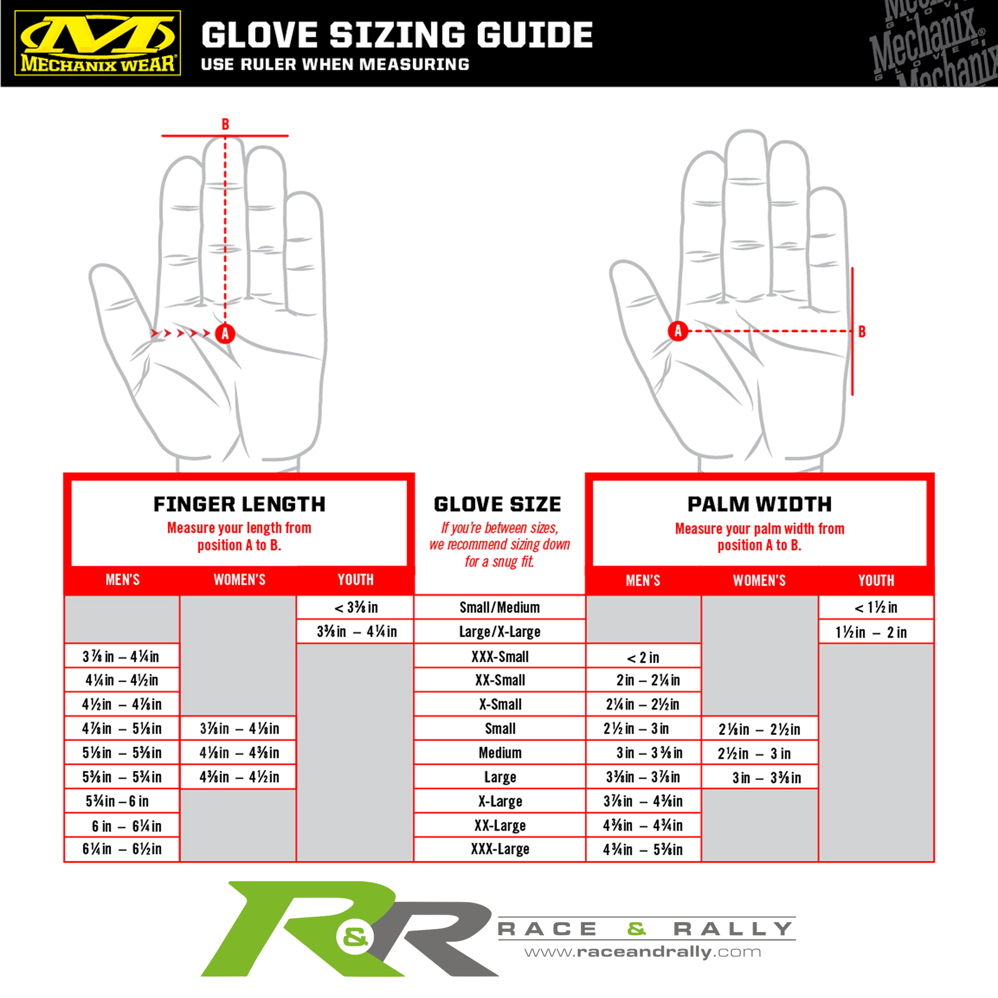 Mechanix Original Gloves - Red - Race and Rally
