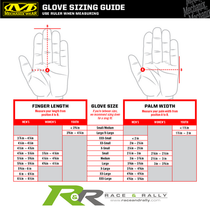 Mechanix Original Gloves - Red - Race and Rally