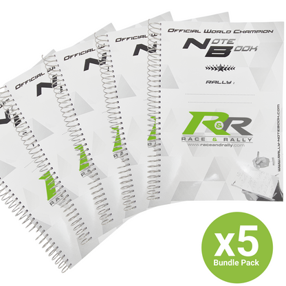 NoteBook Pacenote Book - A4 - Race and Rally