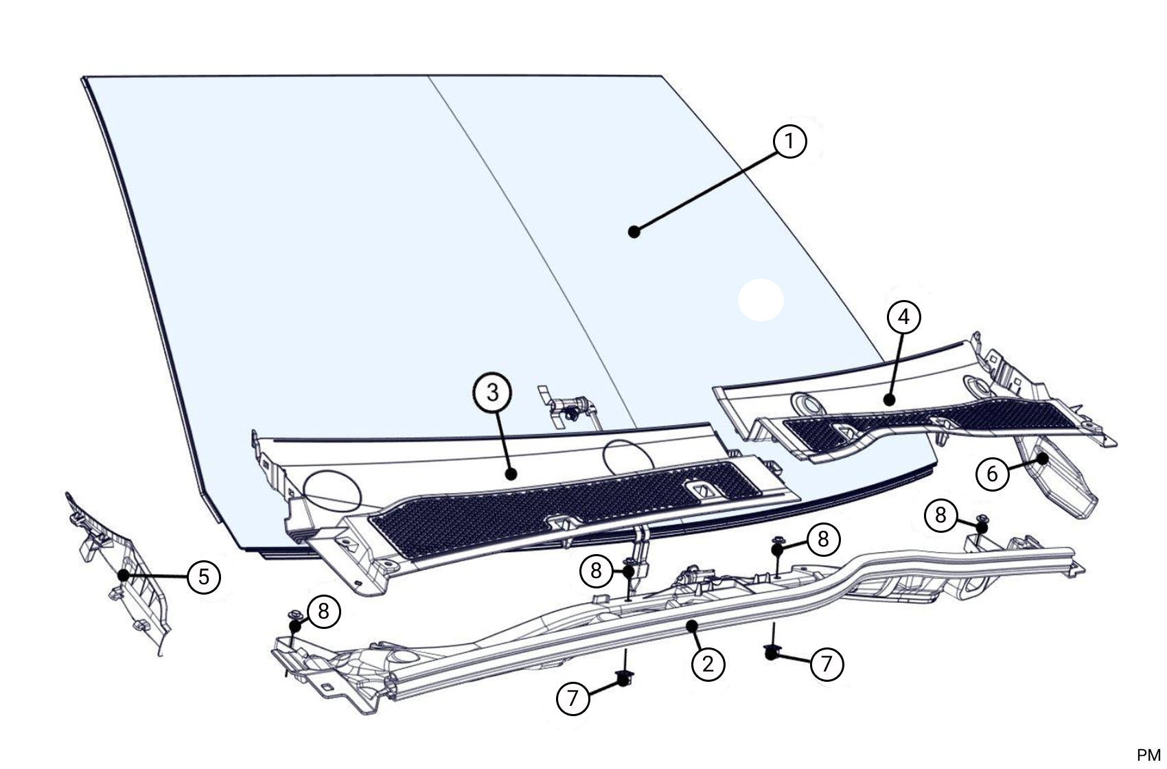 P1A - Windscreen - LR4