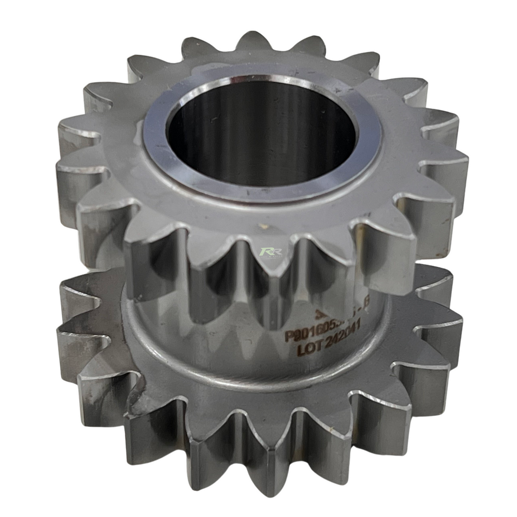 Double gear pinion 5rd/6th